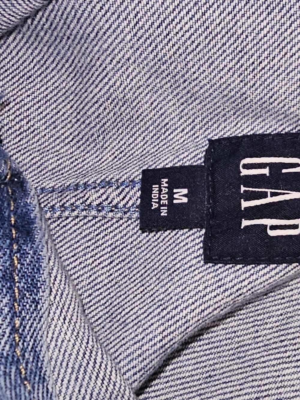 GAP Strapless Blue Denim Midi Dress - Picture 10 of 13